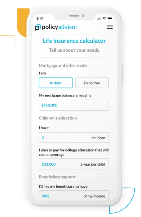 Life Insurance calculator